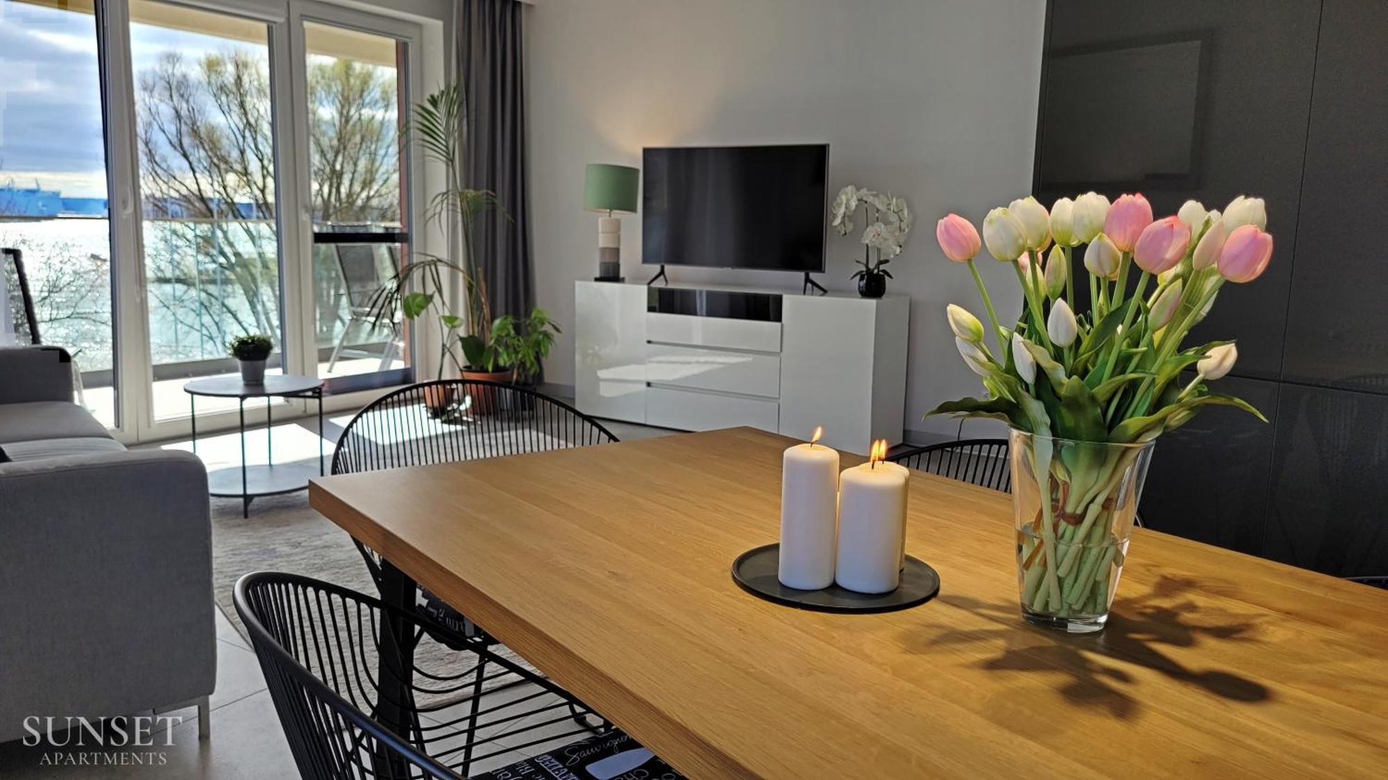 Sunset Apartments - Flotylla. Widok Na Port + Parking. Swinoujscie Kültér fotó